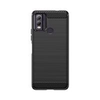 Hurtel Silikonové pouzdro Carbon Case pro Nokia C22 - černé 5907769358708