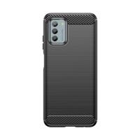 Hurtel Silikonové pouzdro Carbon Case pro Nokia G22/Nokia G42 - černé 9145576282588