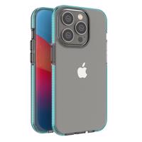 Hurtel Spring Case iPhone 14 Pro silikonové pouzdro s rámečkem světle modré 5907769348549