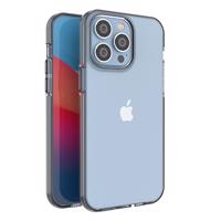 Hurtel Spring Case Silikonové pouzdro s rámečkem pro iPhone 14 Pro Max černé 5907769348532