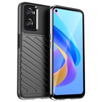 Hurtel Thunder Case flexibilní pancéřový kryt Oppo A76 / Oppo A36 / Realme 9i černý 5907769341335