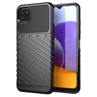 Hurtel Thunder Case flexibilní pancéřový kryt Samsung Galaxy A22 5G černý 5907769330674