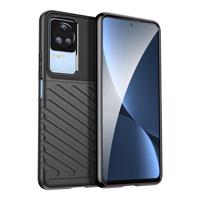 Hurtel Thunder Case Silikonové pancéřové pouzdro Xiaomi Poco F4 5G černé 5907769349812