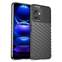 Hurtel Thunder Case Xiaomi Poco X5 5G / Redmi Note 12 5G silikonové pancéřové pouzdro černé 5907769353291