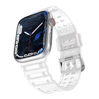 Hurtel Trojitá ochrana řemínku Apple Watch SE, 9, 8, 7, 6, 5, 4, 3, 2, 1 (41, 40, 38 mm) náramek pásek průhledný 5907769354243