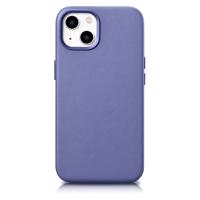 iCarer Case Kožené pouzdro pro iPhone 14 light purple (WMI14220705-LP) (kompatibilní s MagSafe)