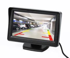 Interlook 2v1 | PZ703 PZ470 | Set - couvací kamera 18IR 12-24V s 4,3" LCD TFT monitorem na noze 2204