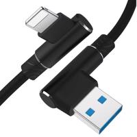 Interlook AM30 | Apple Lightning 1M | Úhlový nabíjecí USB kabel telefonu | iPhone 5 6 7 8 X 11 2,4A červená 1770-52