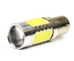 Interlook Auto LED žárovka Ba15S 11W (CREE 5W + 4x 1,5W COB) P21W oranžová 12V 180-59