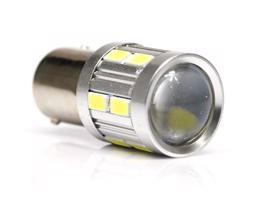 Interlook Auto LED žárovka BA15S 5W CREE + 12 SMD 5630 P21W / Ba15s 12V 149-23