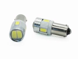 Interlook Auto LED žárovka BA9S 6 SMD 5630 s čočkou T4W 12V 1140-57