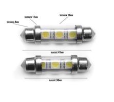 Interlook Auto LED žárovka C5W 3 SMD 5050 28 mm 'fuse' 12V 128-190