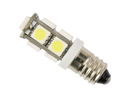 Interlook Auto LED žárovka E10 9 SMD 5050 12V Bílý zimny 1076-51