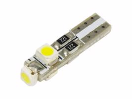 Interlook Auto LED žárovka W2W W1,2W T5 R5 3 SMD 1210 Bílý ciepły 12V 816-166