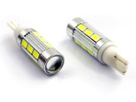 Interlook Auto LED žárovka W5W T10 14 SMD 5630 s čočkou 12V 785