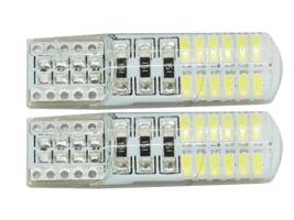 Interlook Auto LED žárovka W5W T10 24 SMD 4014 CAN BUS Silikon 12V 912