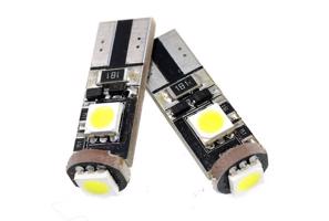 Interlook Auto LED žárovka W5W T10 3 SMD 5050 CAN BUS 12V 580