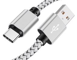 Interlook C06 | Typ-C 1M | USB kabel pro telefon Quick Charge 3.0 Šedý 1650-257