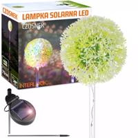 Interlook FLD-05-C | Česneková LED zahradní solární lampa | 73 cm, 600 mAh 3474 3474