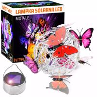 Interlook FLD-06-C | Zahradní solární lampa LED Butterflies Sphere závěsná | 52 cm, 600 mAh 3485 3485