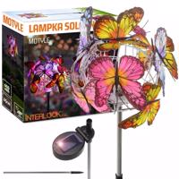 Interlook FLD-09-C | Butterflies LED solární zahradní lampa | 65 cm, 600 mAh 3420 3420