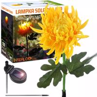 Interlook FLD-26-ŽLUTÁ | Zahradní solární lampa LED Chrysanthemum | 72 cm, 600 mAh 3442 3442