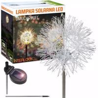 Interlook FLD-28-W | Solární zahradní lampa LED Dandelion | 68 cm, 600 mAh 3447 3447