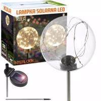 Interlook FLD-29-W | Solární zahradní lampa Sphere LED | 66 cm, 600 mAh 3448 3448