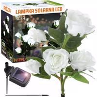 Interlook FLD-35-BÍLÁ | Zahradní solární lampa LED Roses bílá | 74 cm, 600 mAh 3459 3459