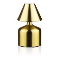 Interlook HJA42-GOLD | Houbová LED stolní lampa | Bezdrátová lampa pro hotel, restauraci | Noční dotyková lampa 4951 4951