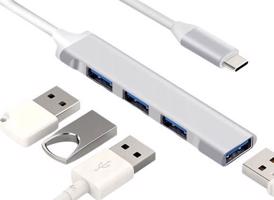 Interlook HUB | Rozbočovač USB-C na 4x USB-A | adaptér, rozbočovač typ C 4v1 3875