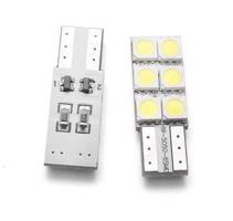 Interlook Jednostranná auto LED žárovka W5W T10 6 SMD 5050 CAN BUS 12V 415