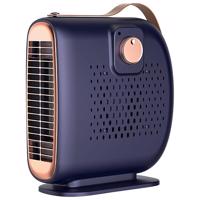 Interlook JM-115 | Retro elektrické topení, mini ventilátorové topení, farelka | 2 rychlosti | 500W | Modrý 4694