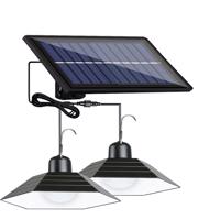 Interlook LD-02 | Sada dvou závěsných zahradních LED solárních svítidel s čidlem soumraku IP44 | 2x 30 SMD LED | IR dálkové ovládání 2637 2637