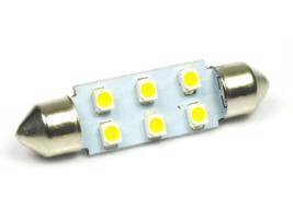 Interlook LED auto žárovka 12V LED C5W 6SMD1210 39mm Teplá bílá IL378