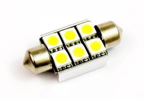 Interlook LED auto žárovka LED C5W 6 SMD 5050 CAN BUS 36mm 12V IL305