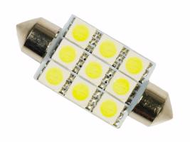 Interlook LED auto žárovka LED C5W 9 SMD 5050 36mm 12V IL307