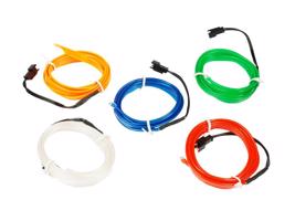 Interlook LED kabel 5m Ambient Light EL Wire s inventerem 12V, ORANŽOVÝ IL939