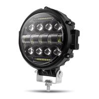 Interlook LH60W | LED pracovní lampa 60W kulatá | 2v1 | DRL + reflektor černá 2444-160