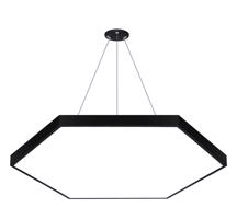 Interlook LPL-003 | Závěsné LED stropní svítidlo 120W | šestiúhelník plný | hliník | CCD nebliká | Φ120x6 černá 2532-160 2532-160