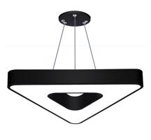 Interlook LPL-006 | Závěsné LED stropní svítidlo 36W | trojúhelníkový | hliník | CCD nebliká | Φ60x6 černá 2542-160 2542-160