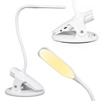 Interlook MT-812A | Stolní LED lampa s klipem na stolní desku | USB | dotykový spínač 1988