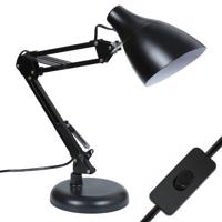 Interlook MT-820 | Klasická stolní lampa do školy E27 | maximální výkon 40W černá 2178-160 2178-160