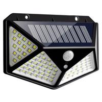 Interlook SFL-100LED | LED solární lampa s pohybovým senzorem | 100 LED 2835 SMD černá 1909-160 1909-160