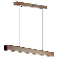 Interlook SX41-60CM-24W-BR | Moderní obdélníkové závěsné svítidlo | dálkové ovládání | LED | Hnědý 3858 3858