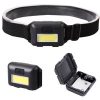 Interlook T02-COB | LED COB 3W čelovka | napájení 3x AAA černá 2403-160