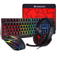 Interlook TF800 | Herní set s RGB LED podsvícením, klávesnice, myš, headset, podložka 2718