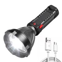 Interlook TL-5100B | LED taktická svítilna s vestavěnou dobíjecí baterií | 3 světelné režimy, 500 lm, 1200 mAh 2627