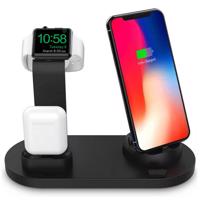 Interlook WD-03 | Dokovací stanice pro Apple iPhone Airpods Watch | 15W bezdrátová nabíječka | 3 konektory - USB-C / Lightning / Micro USB 2729