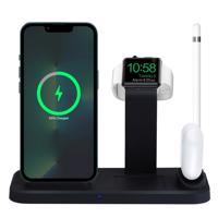 Interlook WD-05 | Dokovací stanice pro Apple iPhone AirPods Watch | Qi 15W nabíječka telefonu | Lightning nabíječka pro sluchátka Airpods 2731